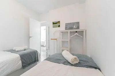 Cama o camas de una habitación en Precioso apartamento junto a la Mezquita.