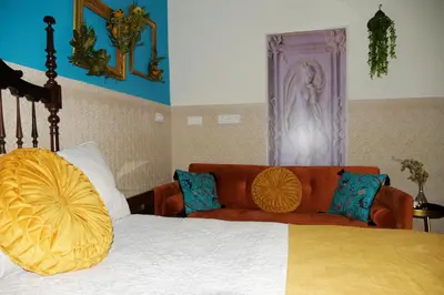 Cama o camas de una habitación en Casa de la Judería Doña Pilar