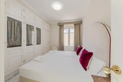 Cama o camas de una habitación en ISG Apartments Casa Levíes Luxury House Downtown