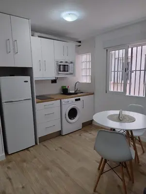 Una cocina o zona de cocina en Apartamento Maestra