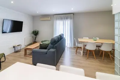 Zona de estar de New! Villa Antala - Patios de Córdoba