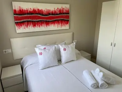 Cama o camas de una habitación en Ritual Sevilla, Fedriani