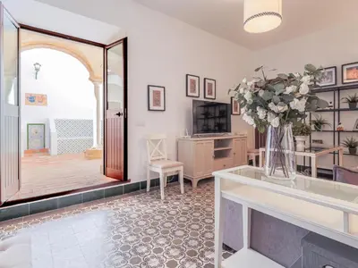 Una cocina o zona de cocina en Descanso y paz en la Juderia de Carmona