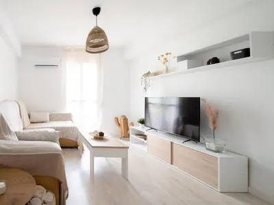 Una televisión o centro de entretenimiento en Luxury Home Mezquita
