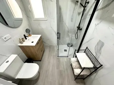 Un baño de Apartamentos Rincón Andaluz 4