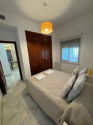 Cama o camas de una habitación en Califal Palma