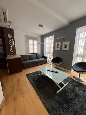 Zona de estar de Casa Sol. Casa con garaje.