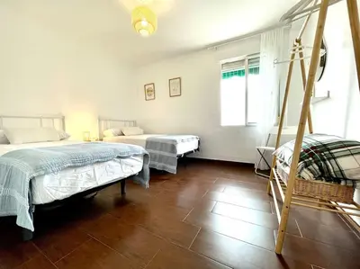 Cama o camas de una habitación en Casa Paula