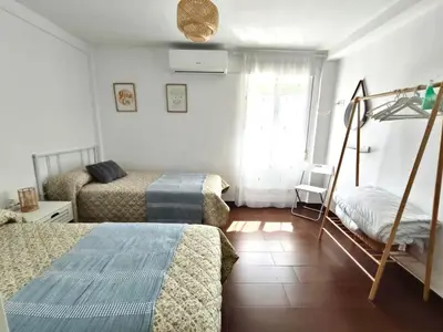 Cama o camas de una habitación en Casa Paula