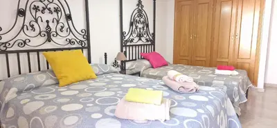 Cama o camas de una habitación en Juderia House in Cordoba