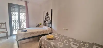 Cama o camas de una habitación en Juderia House in Cordoba