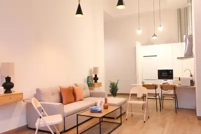 Una cocina o zona de cocina en MonKeys Apartments Miraflores