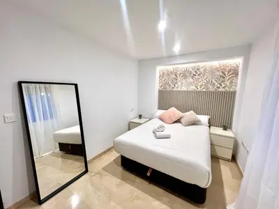 Cama o camas de una habitación en Cruz de San Fernando