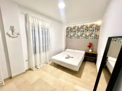 Cama o camas de una habitación en Cruz de San Fernando