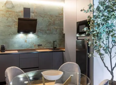 Una cocina o zona de cocina en Magno Apartments Amistad