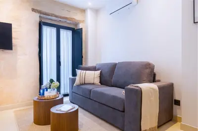 Zona de estar de Luxurious Studio overlooking Casa Pilatos