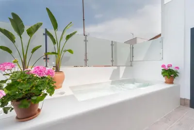 Plano de Luxurious Duplex - buthtub - 1Bd 1Bth Casa Pilatos
