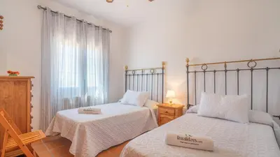 Cama o camas de una habitación en Casa Rural Cayara by Ruralidays