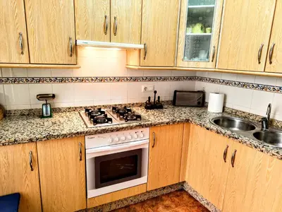 Una cocina o zona de cocina en El Balcón de Zuheros