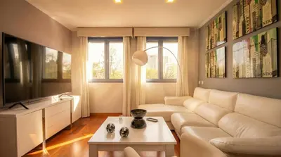 Zona de estar de Luxury apt in Plaza de España - FREE parking