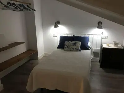 Cama o camas de una habitación en Casa Rural Rafaela