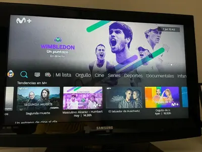 Una televisión o centro de entretenimiento en Casa Yaye Centro Écija