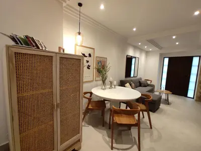 Zona de estar de Luxury & Comfort a 2 minutos de parking público