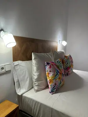 Cama o camas de una habitación en Apartamento Mas y Prat nº 19 Ecija