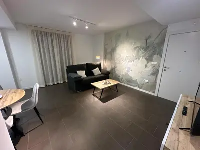 Zona de estar de Coello31 - Apartamento céntrico y tranquilo, con piscina y parking