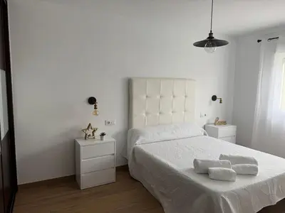 Cama o camas de una habitación en Alojamiento Carioca