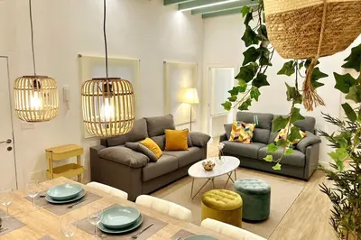 Zona de estar de Auxiliadora Luxury