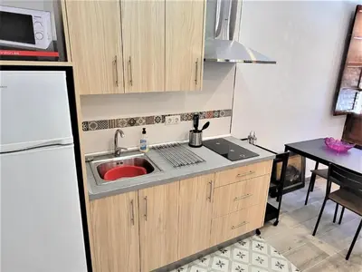 Una cocina o zona de cocina en Casa Parras Basílica