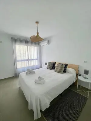 Cama o camas de una habitación en 9752 Apartamento Corte Ingles
