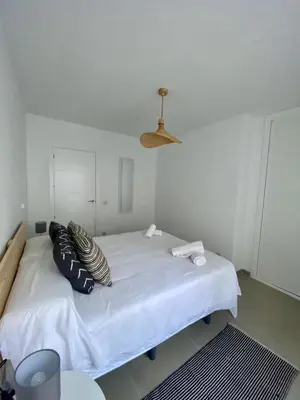 Cama o camas de una habitación en 9752 Apartamento Corte Ingles
