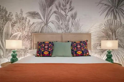 Cama o camas de una habitación en Misterhost Sol de Sevilla