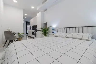 Cama o camas de una habitación en Loft Ana Belen Home