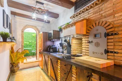 Una cocina o zona de cocina en Apartamentos San Cristóbal Centro Córdoba