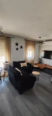 Zona de estar de Piso Ana appartement Cosy et moderne, Climatisé été, hiver