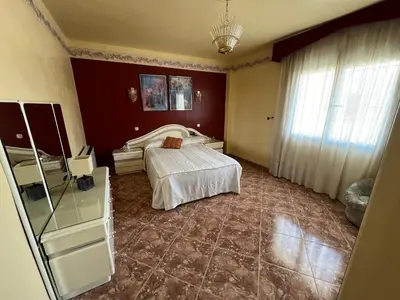Cama o camas de una habitación en Casa Rural Las Eras de Campotejar