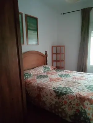 Cama o camas de una habitación en Casa rural Alameda en Alanís, Sierra Norte de Sevilla
