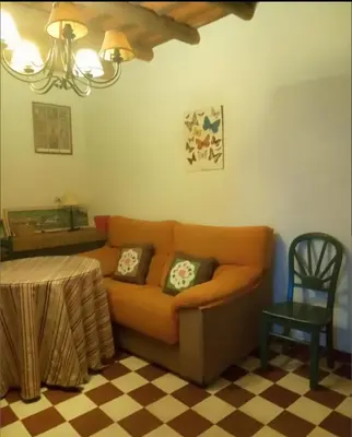 Zona de estar de Casa rural Alameda en Alanís, Sierra Norte de Sevilla