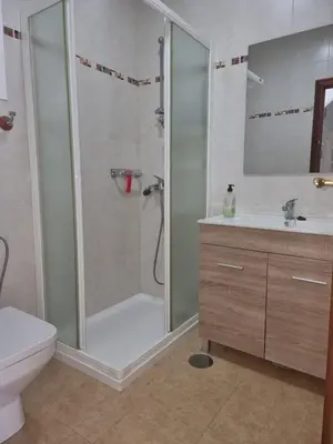 Un baño de Casa en el campo cerca de sevilla