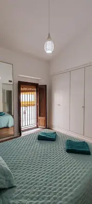 Cama o camas de una habitación en Apartamento Karmo