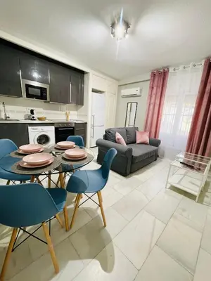 Una cocina o zona de cocina en Apartment Queen Pompeyos con Parking bajo reserva Tendillas Mezquita-Catedral