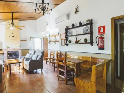 Zona de estar de Cubo's Jose's Apartment & Caminito del Rey