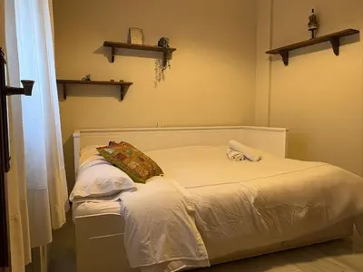 Cama o camas de una habitación en Apartamento Córdoba Patricia