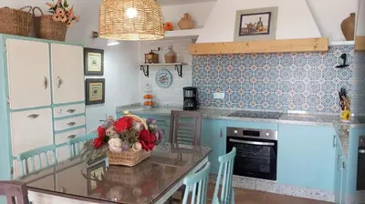 Una cocina o zona de cocina en Casa Rubito el Olmo
