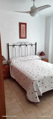 Cama o camas de una habitación en Apartamento 2 habitaciones a 8 min del Casco Historico