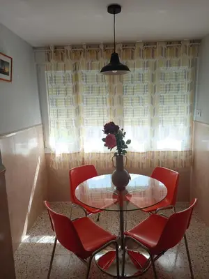Zona de estar de La viña de camarata
