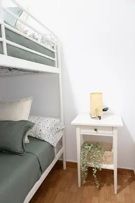 Cama o camas de una habitación en La casita de elle